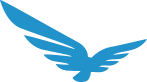 Small Blue Raven Solar Logo