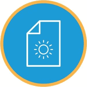 solar tax credit certification icon