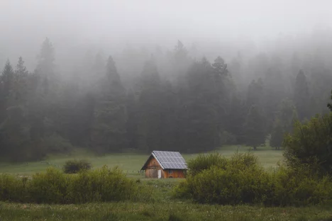Isolated house