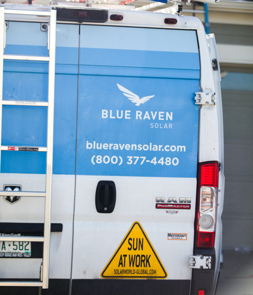 Blue Raven van