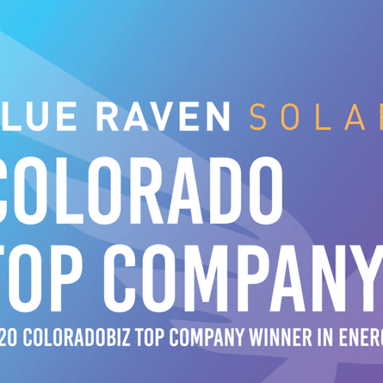 blue raven solar colorado top company