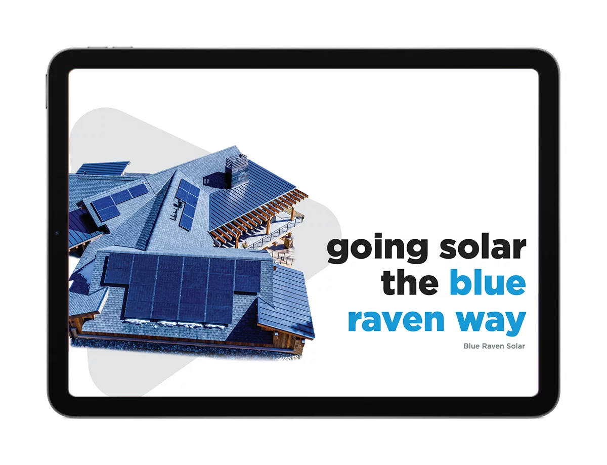 going solar the blue raven way